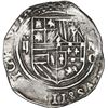 Image 1 : MEXICO, Mexico City, cob 2 reales, Philip II, assayer O below mintmark oM to right, denomination ij 
