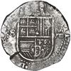 Image 1 : SPAIN, Seville, cob 8 reales, Philip II, assayer not visible (Gothic D on reverse).