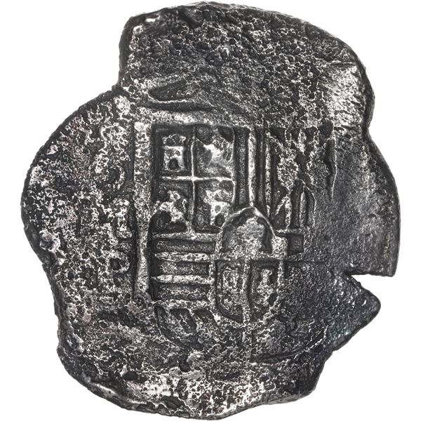 MEXICO, Mexico City, cob 8 reales, Philip IV, assayer P.