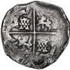 Image 2 : BOLIVIA, Potosí, cob 8 reales, Philip IV, assayer T (1630s).