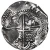 Image 2 : BOLIVIA, Potosí, cob 8 reales, Philip IV, assayer T (1630s).