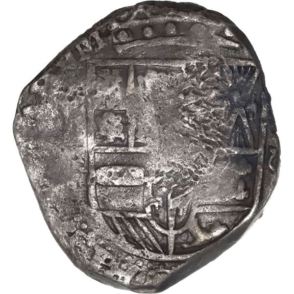 BOLIVIA, Potosí, cob 8 reales, Philip IV, assayer not visible (1630s).