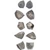 Image 1 : MEXICO, Mexico City, lot of five small cobs (three 1R and two ½R), Charles II and Philip V, assayers