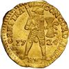 Image 1 : NETHERLANDS (United), Utrecht, gold ducat, 1724, NGC UNC details / bent (Shipwreck Blue Label).