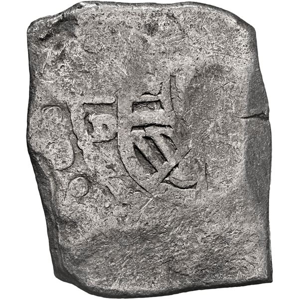 MEXICO, Mexico City, cob 8 reales, Louis I or Philip V, assayer D (1725-29), NGC G details / saltwat