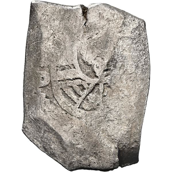 MEXICO, Mexico City, cob 8 reales, Louis I or Philip V, assayer D (1725-29), NGC G details / saltwat