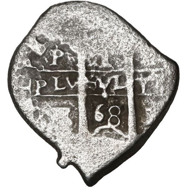 BOLIVIA, Potosí, cob 1 real, 1668 E.