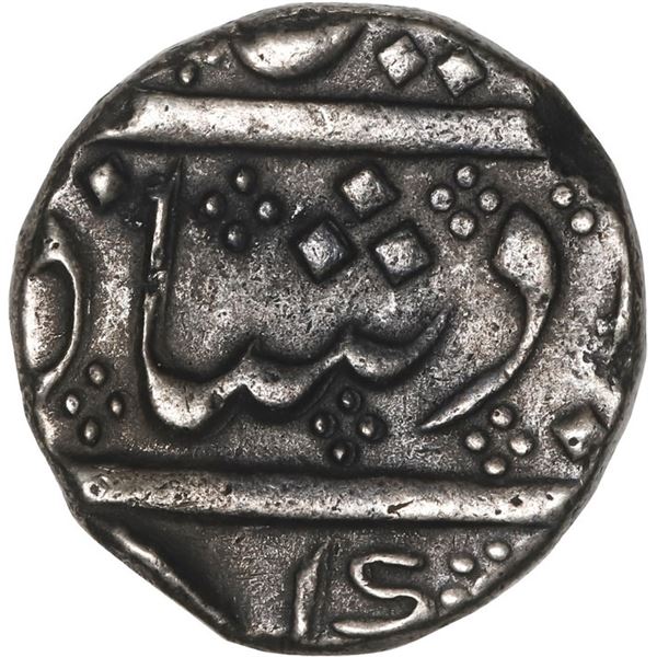 INDIA (British), Madras Presidency, Arkot mint, 1 rupee, regnal year 6 (frozen date / ca. 1759-82),