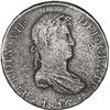 Image 1 : PERU, Lima, bust 8 reales, Ferdinand VII, 1816 JP.