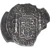 Image 2 : SPANISH COLONIAL, mints uncertain, clump of three bust 8 reales, various kings, dates and assayers n
