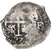 Image 2 : BOLIVIA, Potosí, cob 1 real, 1697 F/CH, very rare.