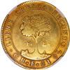 Image 2 : COSTA RICA (Central American Republic), San José, gold 4 escudos, 1837 E, NGC XF details / repaired.