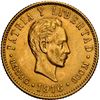 Image 1 : CUBA, struck at the Philadelphia mint, gold 5 pesos, 1916, José Martí, NGC AU 58.