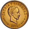 Image 1 : CUBA, struck at the Philadelphia mint, gold 4 pesos, 1916, José Martí, NGC MS 60.