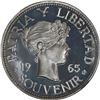 Image 1 : CUBA, proof "souvenir" peso (Bay of Pigs exile issue), 1965, reeded edge, NGC PF 65 Cameo, ex-Busto.