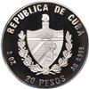 Image 2 : CUBA, Havana mint, proof 20 pesos, 1992, 25th Anniversary of the Death of Che Guevara, NGC PF 69 Ult