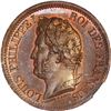 Image 1 : FRENCH COLONIES, struck at the Paris Mint, bronze 5 centimes, Louis Philippe I, 1839-A, NGC MS 64 BN