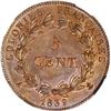 Image 2 : FRENCH COLONIES, struck at the Paris Mint, bronze 5 centimes, Louis Philippe I, 1839-A, NGC MS 64 BN