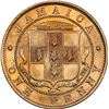 Image 2 : JAMAICA, copper-nickel penny, Edward VII, 1905, NGC MS 65, ex-Rudman.