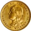 Image 1 : NETHERLANDS (Kingdom), gold 10 gulden, Wilhelmina I, 1897, PCGS MS65.