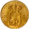 Image 2 : NETHERLANDS (Kingdom), gold 10 gulden, Wilhelmina I, 1897, PCGS MS65.