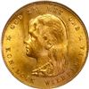 Image 1 : NETHERLANDS (Kingdom), gold 10 gulden, Wilhelmina I, 1897, PCGS MS65.