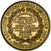Image 2 : HAITI, gilt bronze award medal, 1883, Amsterdam International Exposition Haitian Delegation.