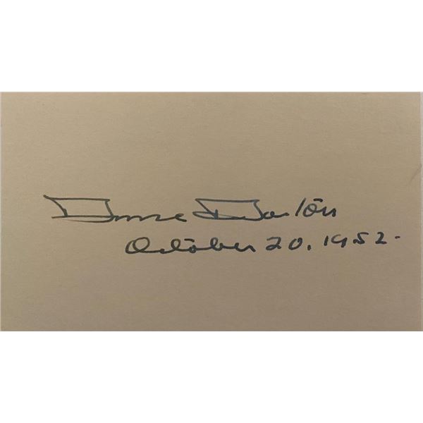 Bruce Barton original signature