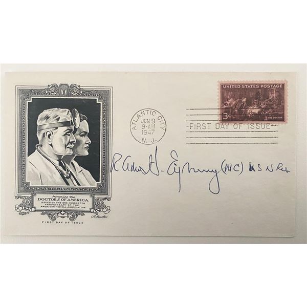 WW2 Rear Admiral Herbert H. Eighmy signed FDC