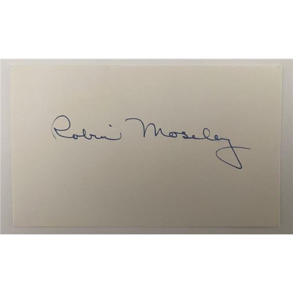 Robin Moseley original signature