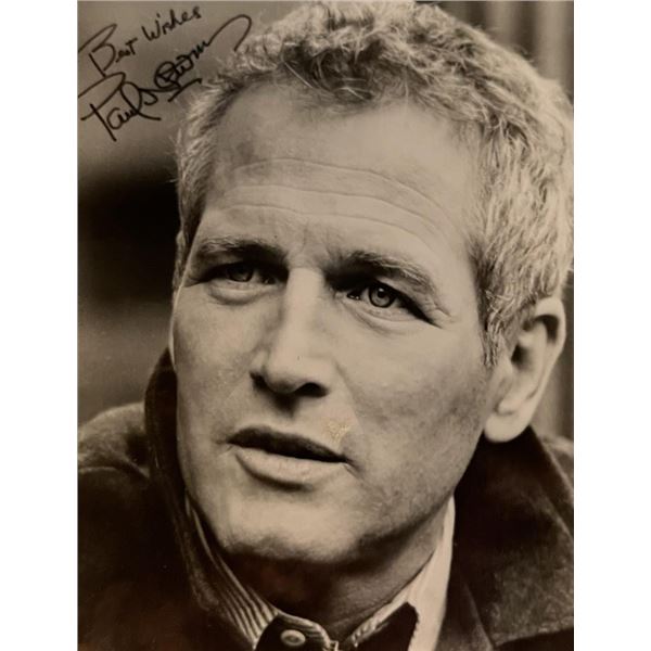 Paul Newman facsimile signed photo. 3x5 inches