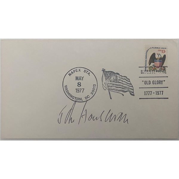 John Houseman signed 1977 first day cover