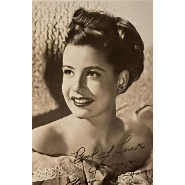 Gloria DeHaven facsimile signed photo. 3x5 inches