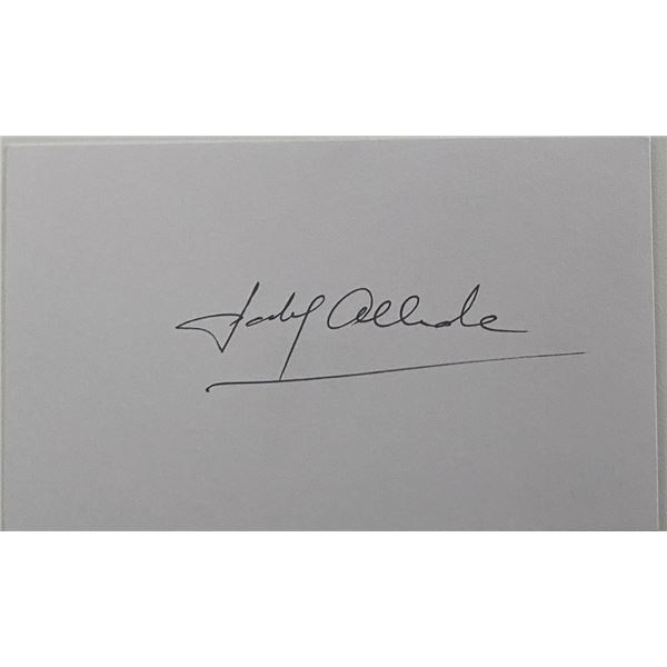 Writer Isabel Allende original signature