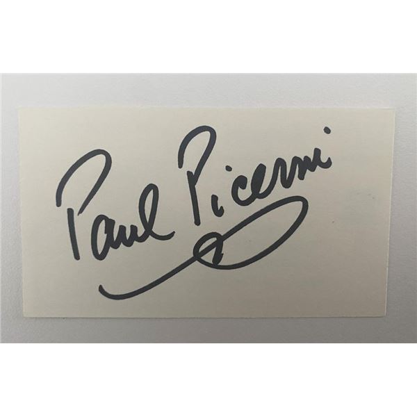 Paul Picerni original signature