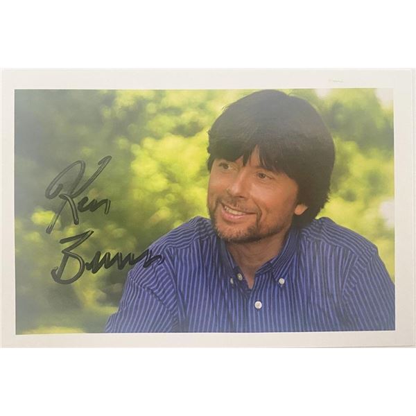 Filmmaker _x000d_ Ken Burns Signed Photo