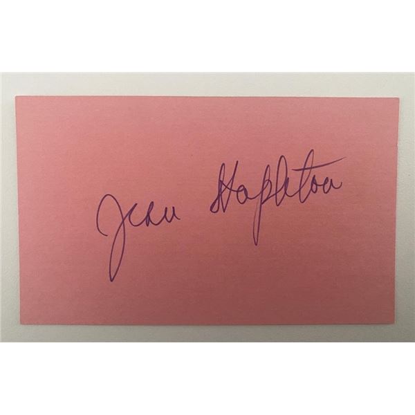 Jean Stapleton original signature