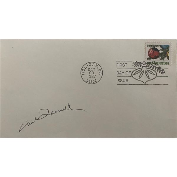 Actor Charles Farrell signed 1987 cover