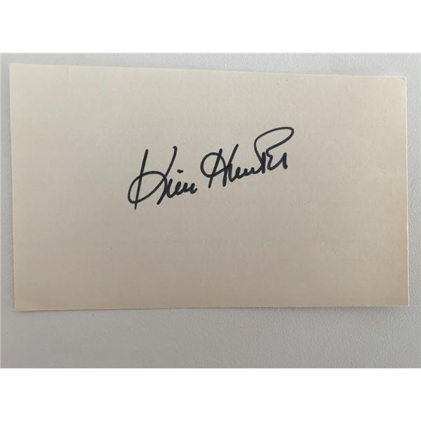 A Streetcar Named Desire Kim Hunter signature cut