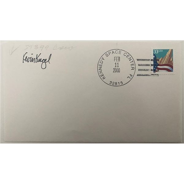 Astronaut Kevin Kregel envelope with signature