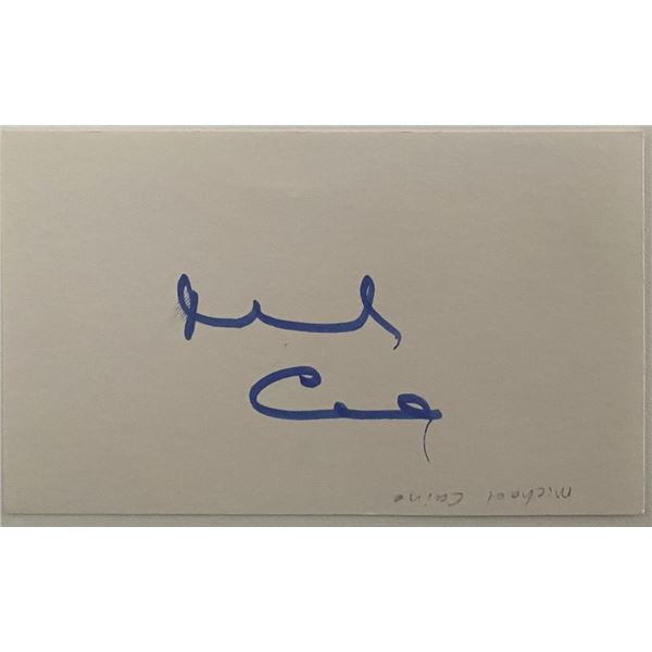Michael Caine original signature