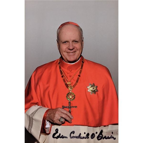 Cardinal Edwin Frederick O'Brien signed photo