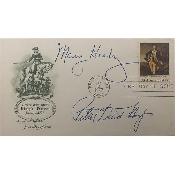 Mary Healy and Peter Lind Hayes signed 1977 first day cover
