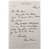 Image 1 : Lieutenant General Walter D. Druen Jr. handwritten and signed letter