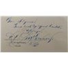 Image 1 : Al McGranary signed note