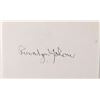 Image 1 : 1972 Nobel Prize Rosalyn Yalow autograph