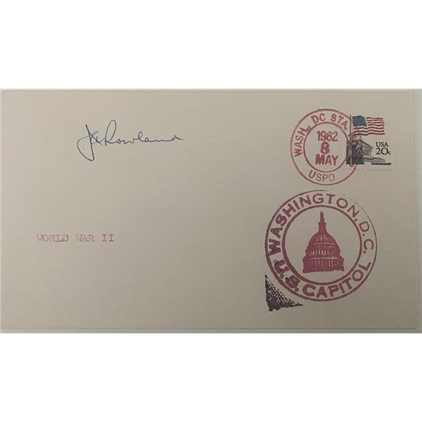 Air Marshal Sir James Anthony Rowland Signature