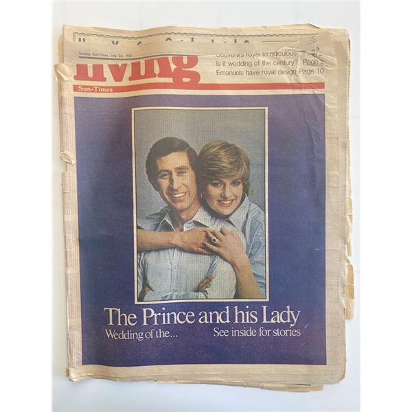 Chicago Living Sun-Times Original 1981 Vintage Newspaper