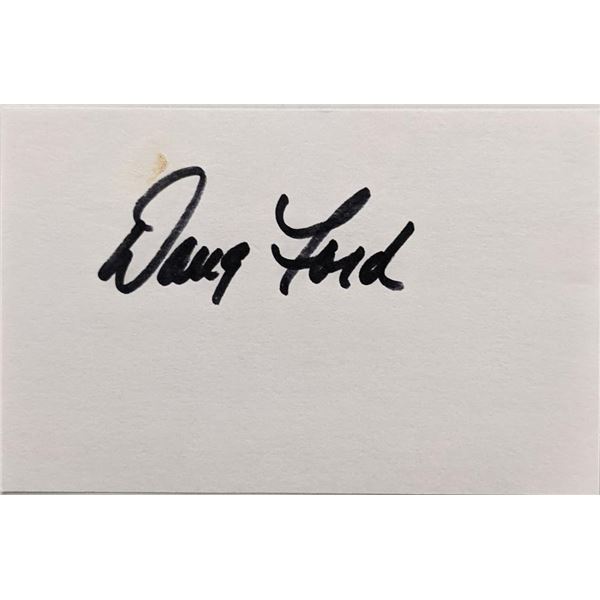 Doug Ford original signature