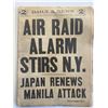 Image 1 : New York Daily News Original 1941 Vintage Newspaper
